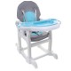 Maitinimo Kėdutė-Transformeris 5*1 Funfit blue  grey